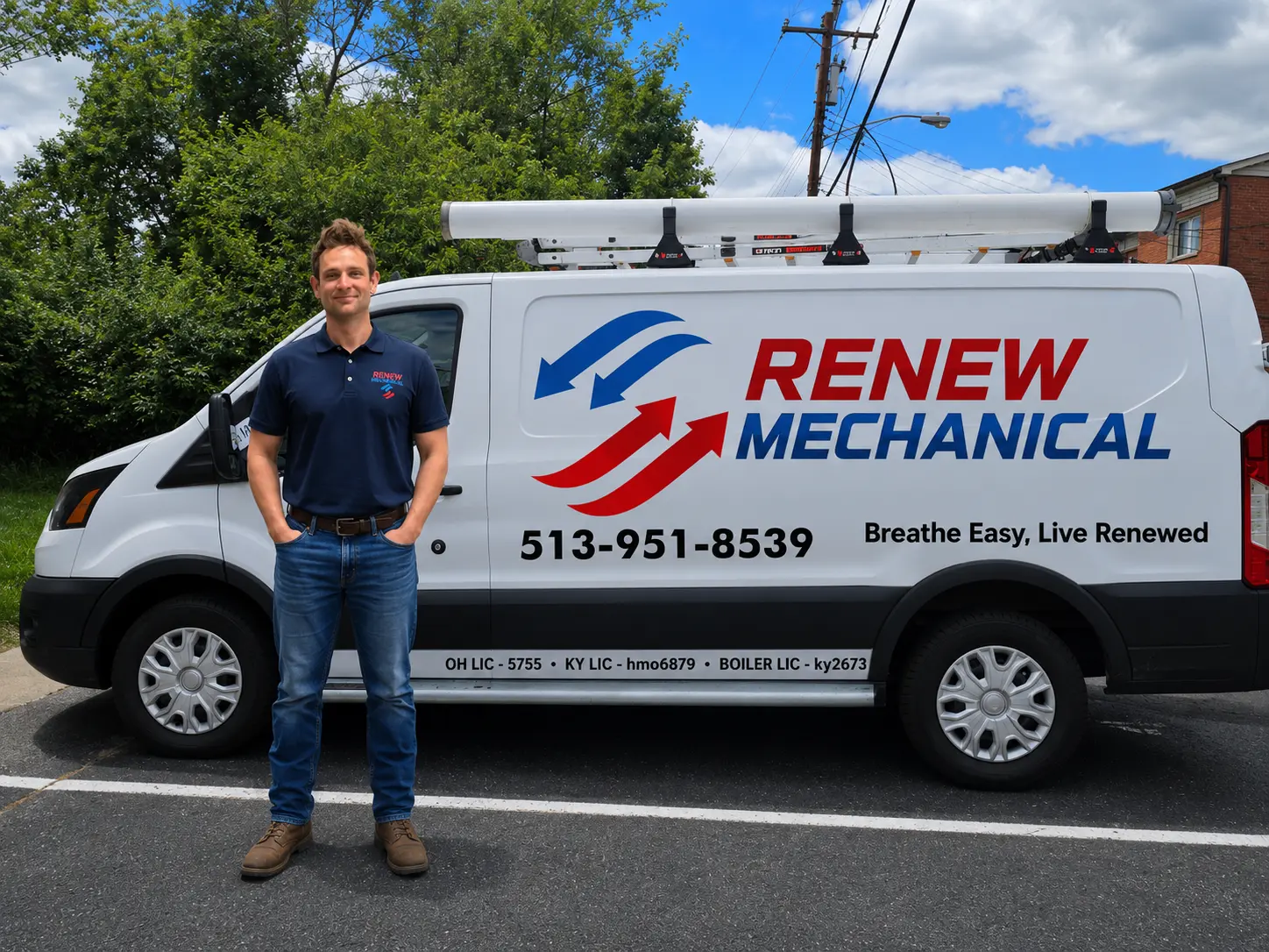 Kyle, owner of Renew Mechanical, HVAC contractor in Anderson Township Cincinnati